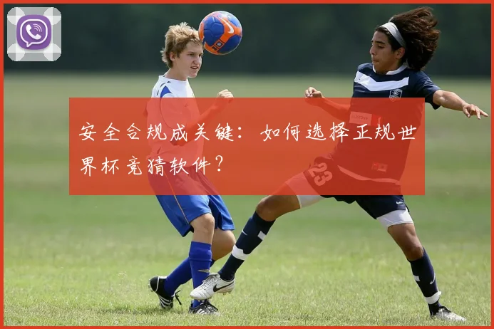 安全合规成关键：如何选择正规世界杯竞猜软件？