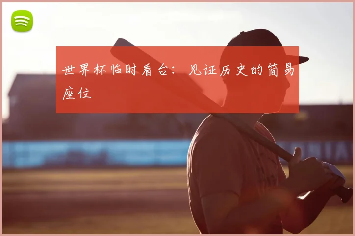 世界杯临时看台:见证历史的简易座位